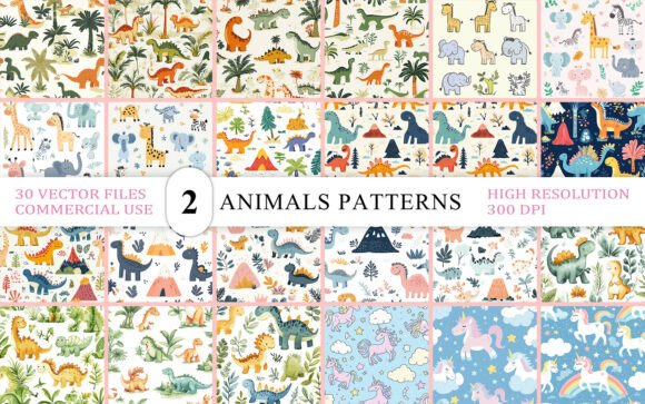 Download Dinosaur, Jungle Animals &amp; Unicorn - Jungle animals Collection