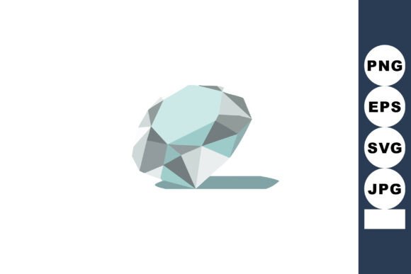 Download Diamond Gemstone Vector Illustration Wit - Premium Resources